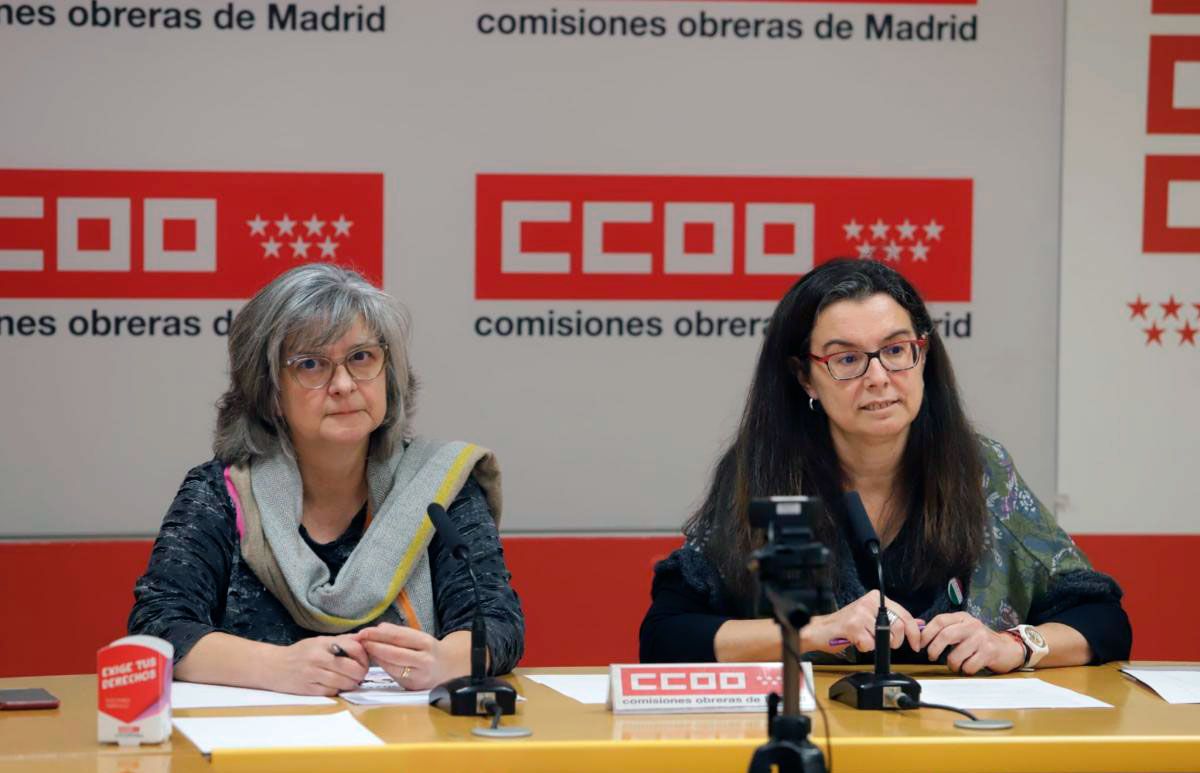 Paloma-López,-secretaria-geneneral-de-CCOO-Madrid-y-Lidia-Fernández,-secretaria-de-Igualdad