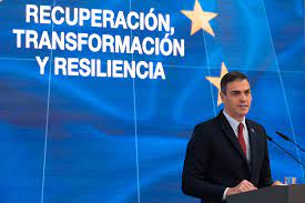 Pedro Sánchez, Plan de Recuperación, Transformación y Resiliencia