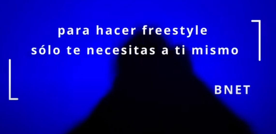 BNET para hacer freestyle sólo te necesitas a ti mismo