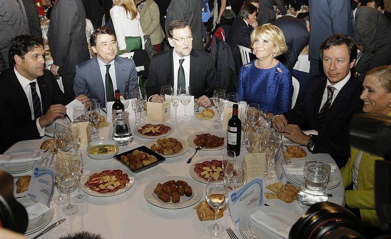 ignacio gonzalez, rajoy, aguirre y cifuentes