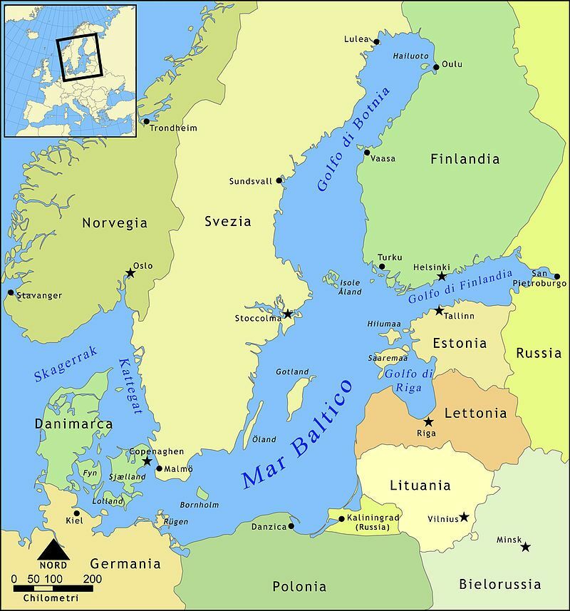 Un cable submarino de fibra óptica entre Letonia y Suecia ha sido dañado este fin de semana