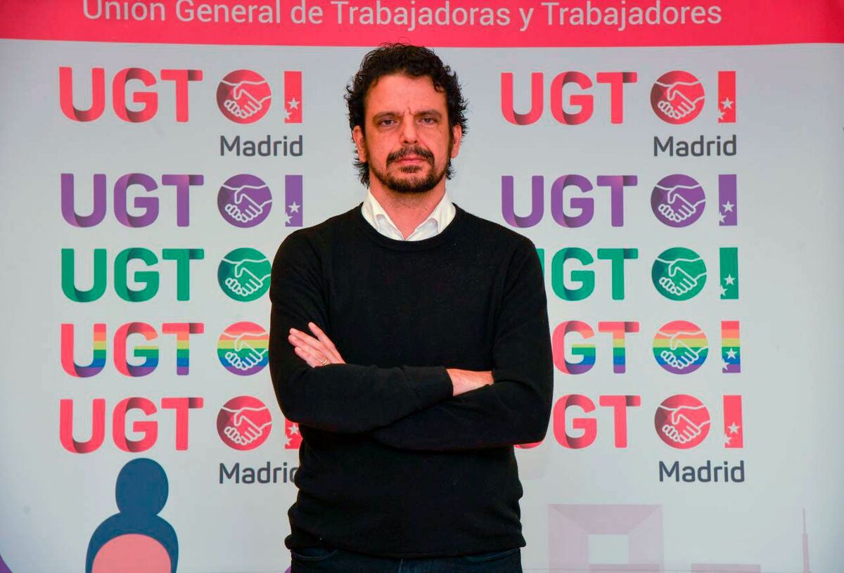 Víctor-Manuel-Martín,-secretario-de-Empleo-y-Formación-de-UGT-Madrid