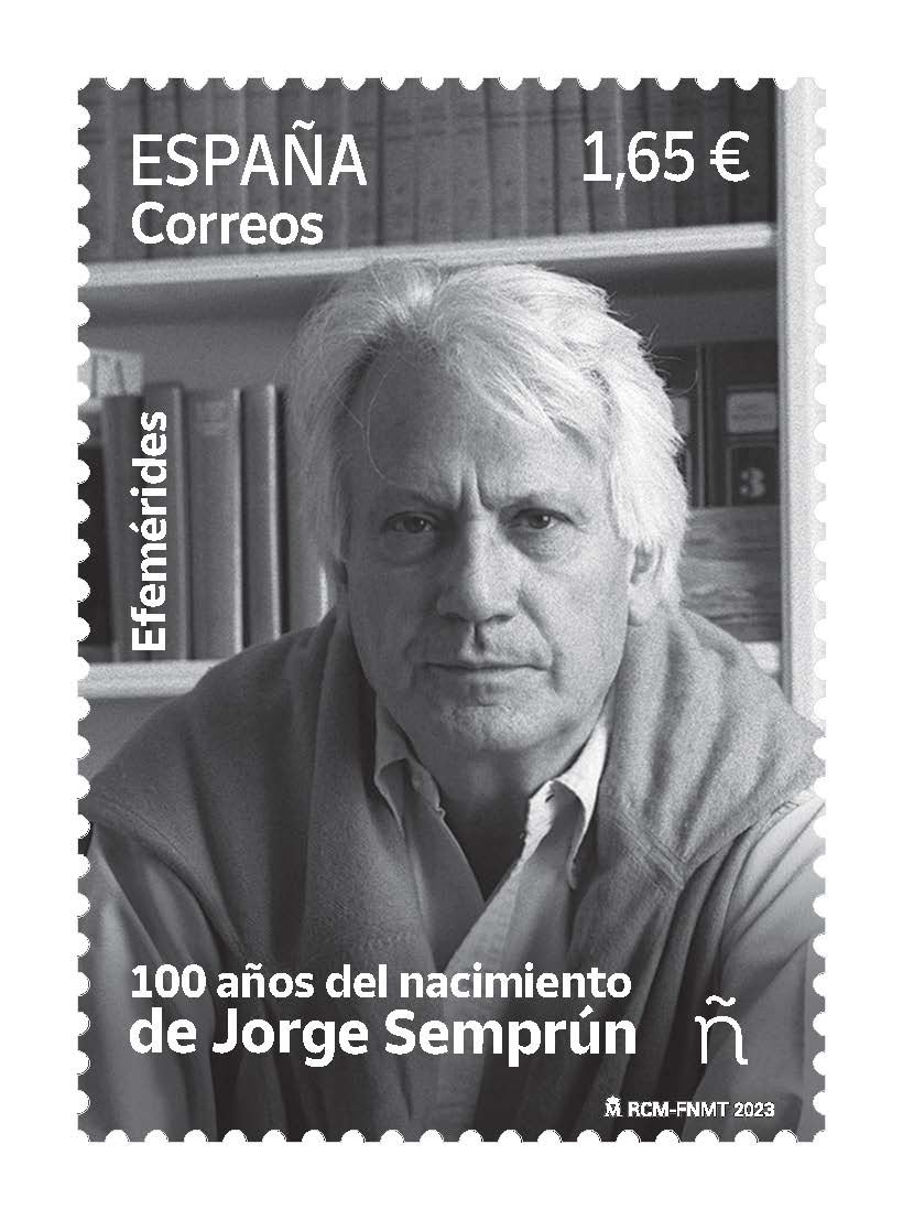 Homenaje filatélico a Jorge Semprún Correos emite un sello por el centenario de su nacimiento