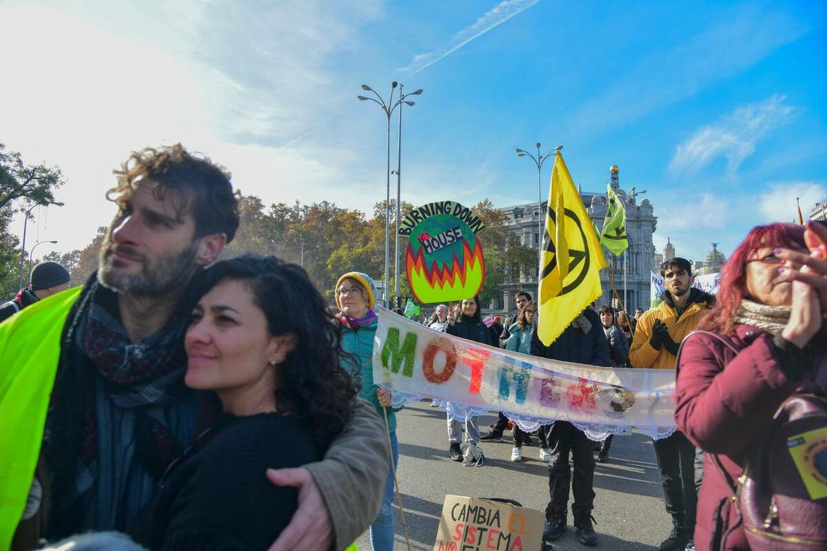 Manifestación por el clima en Madrid, foto Agustín Millán (3)