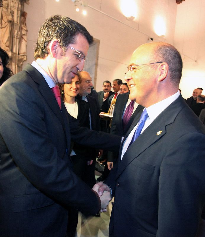 Alberto Núñez Feijóo y José Manuel Baltar