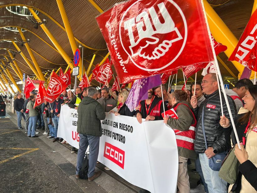 Trabajadores-del-handling-en-Barajas-UGT-y-CCOO