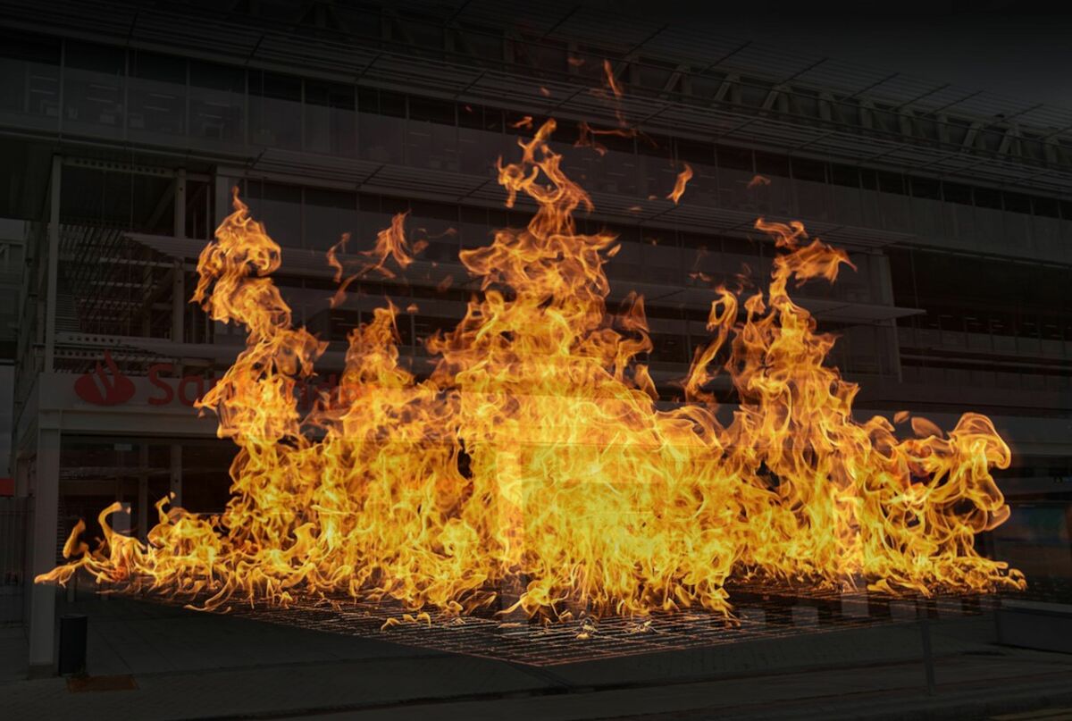 Trabajadores Banca On Fire