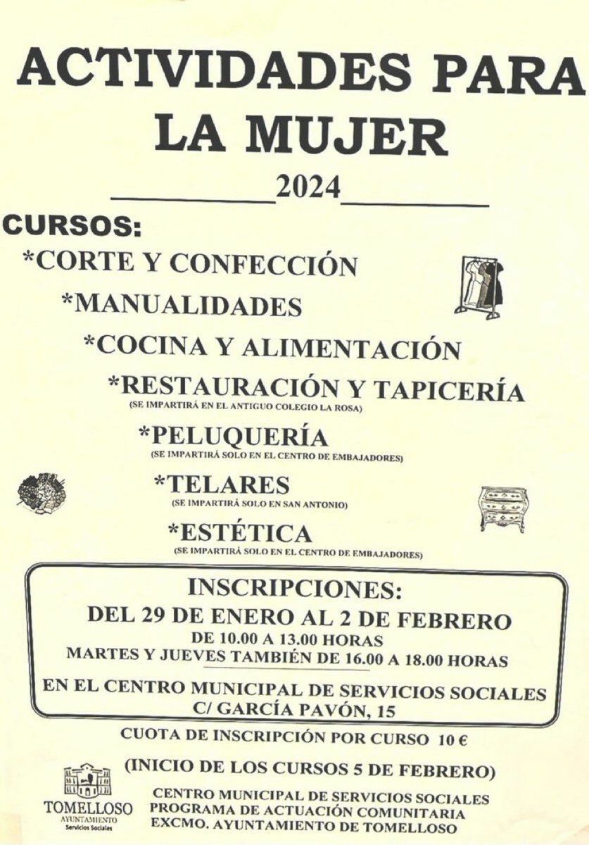 Cursos para mujeres