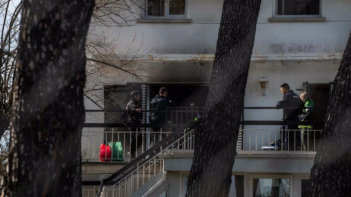 Residencia de mayores en el distrito madrileño de Aravaca, donde fallecieron tres mujeres mayores.