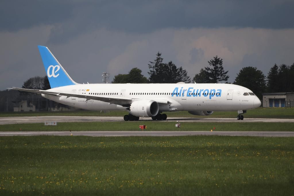 Un avión de Air Europa en una imagen de archivo.