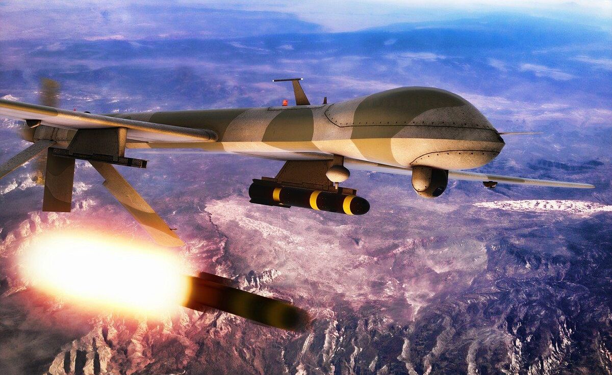 Drones Misils Ataque