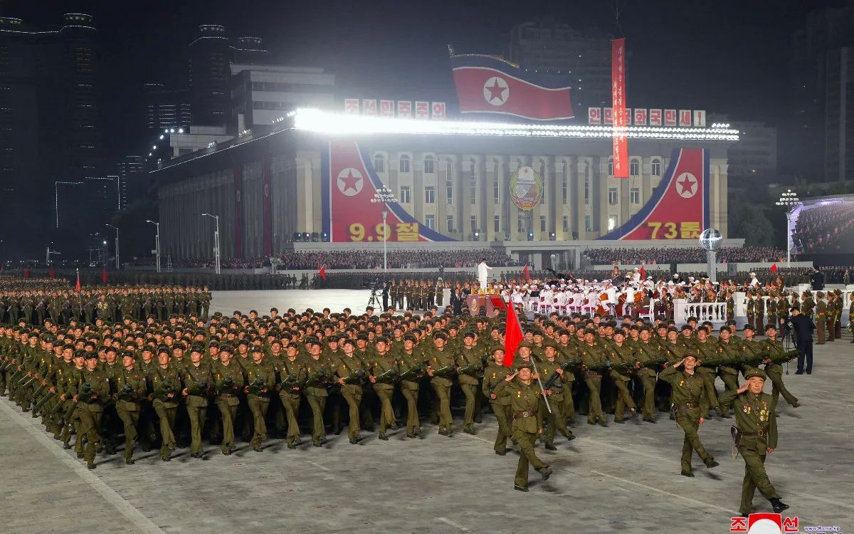 Desfile militar en Corea del Norte