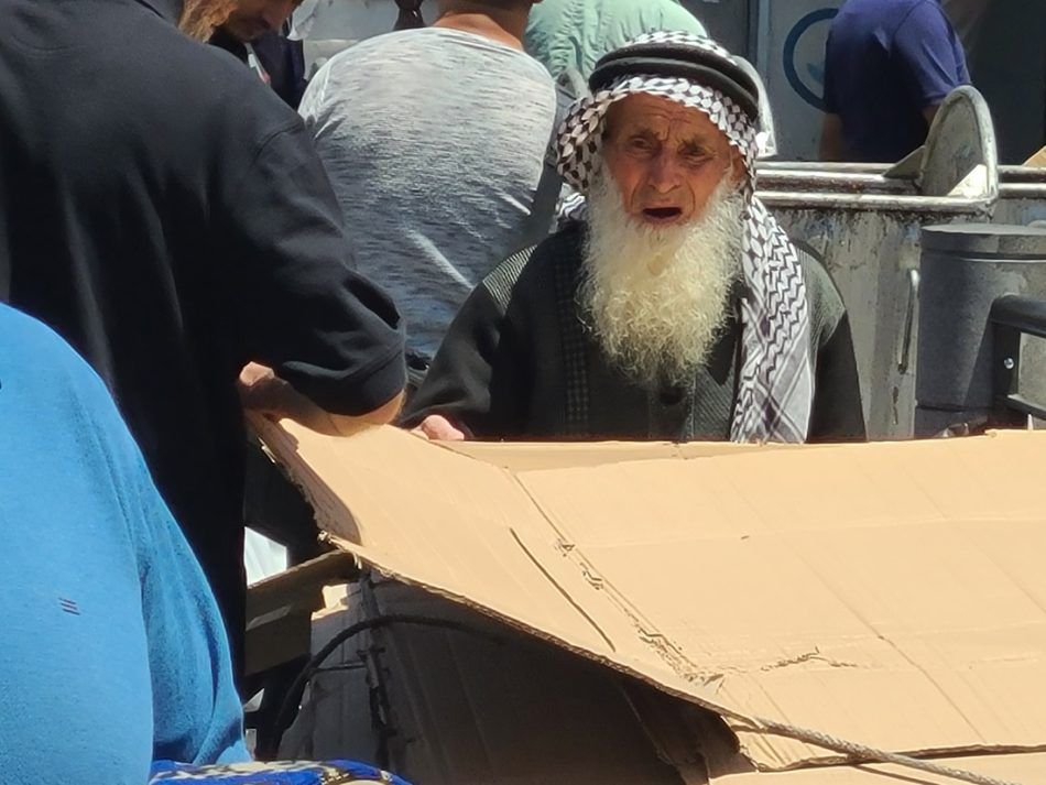 El refugiado palestino en Jordania Ismail Asha de la Nakba cumple 76 años. Foto: Carlos de Uraba.