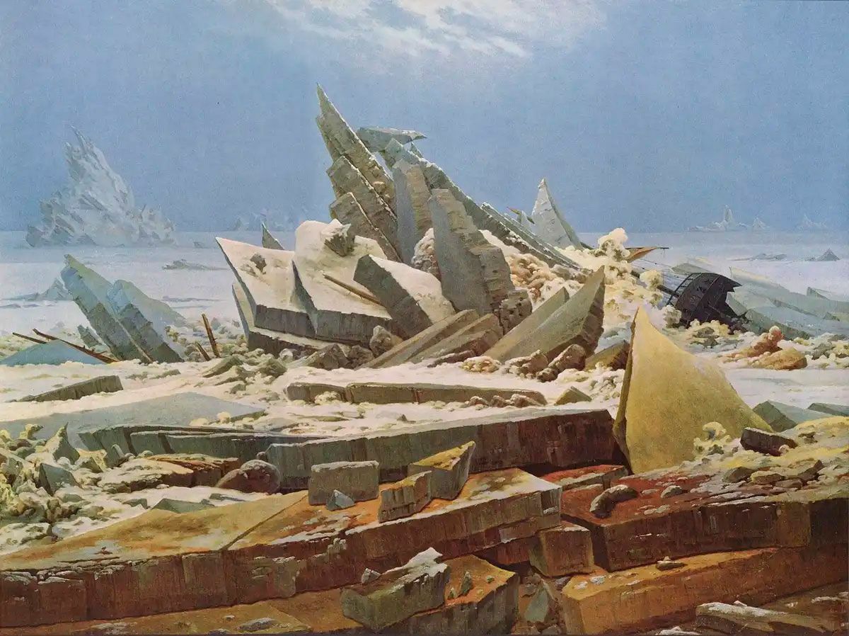 El-mar-de-hielo,-Caspar-David-Friedrich