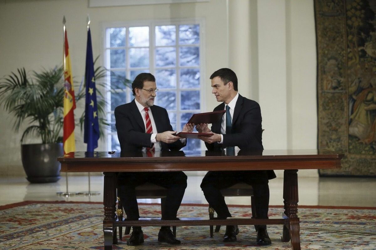 Rajoy y Sanchez
