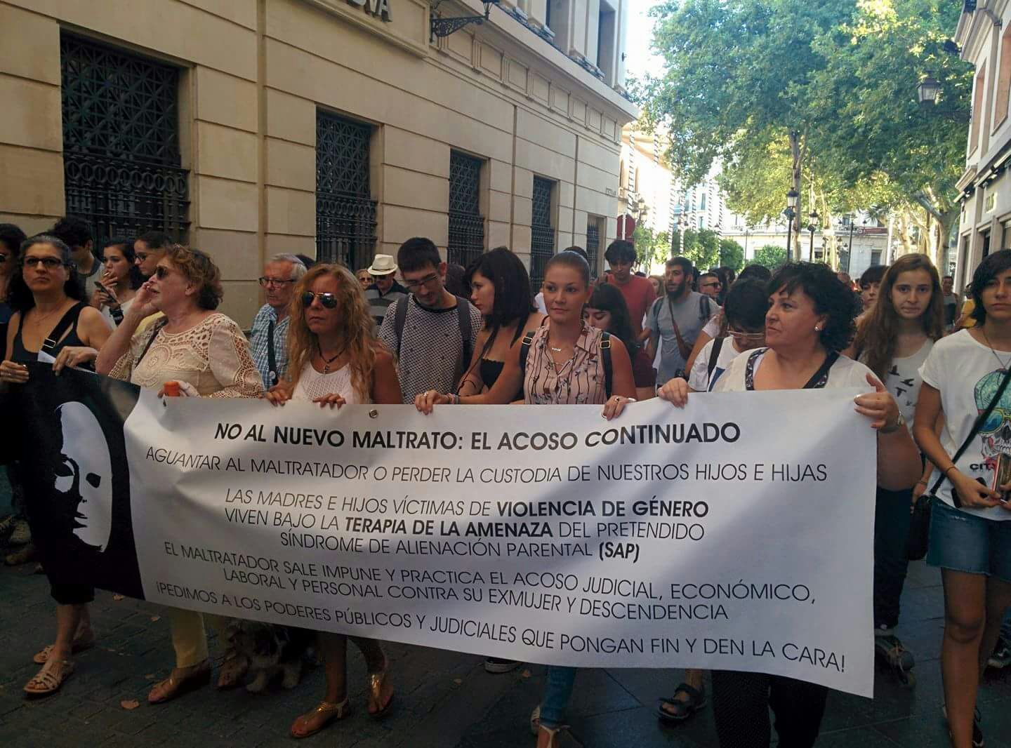Manifestación maltrato