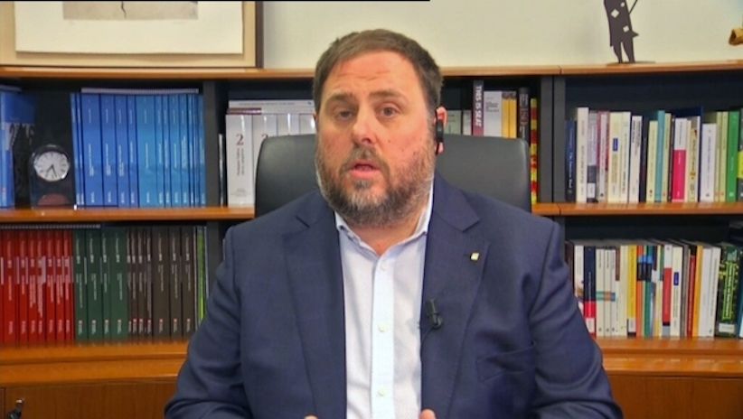 foto Junqueras, emocionado