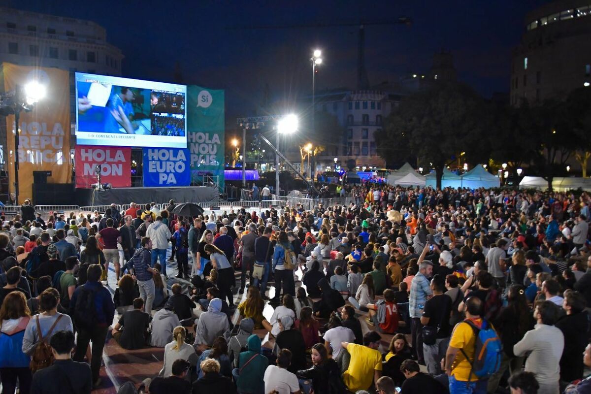 Manifestacion Cataluña 1O