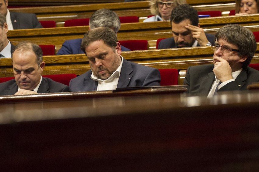 Junqueras y Puigdemont