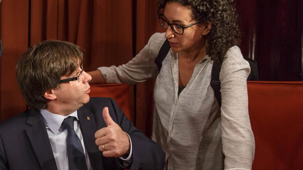 foto rovira y puigdemont