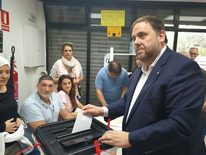 Junqueras vota