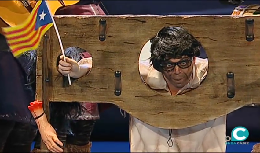 Puigdemont decapitado