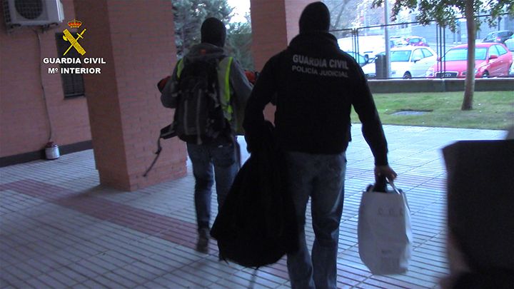 foto detención Guardia Civil