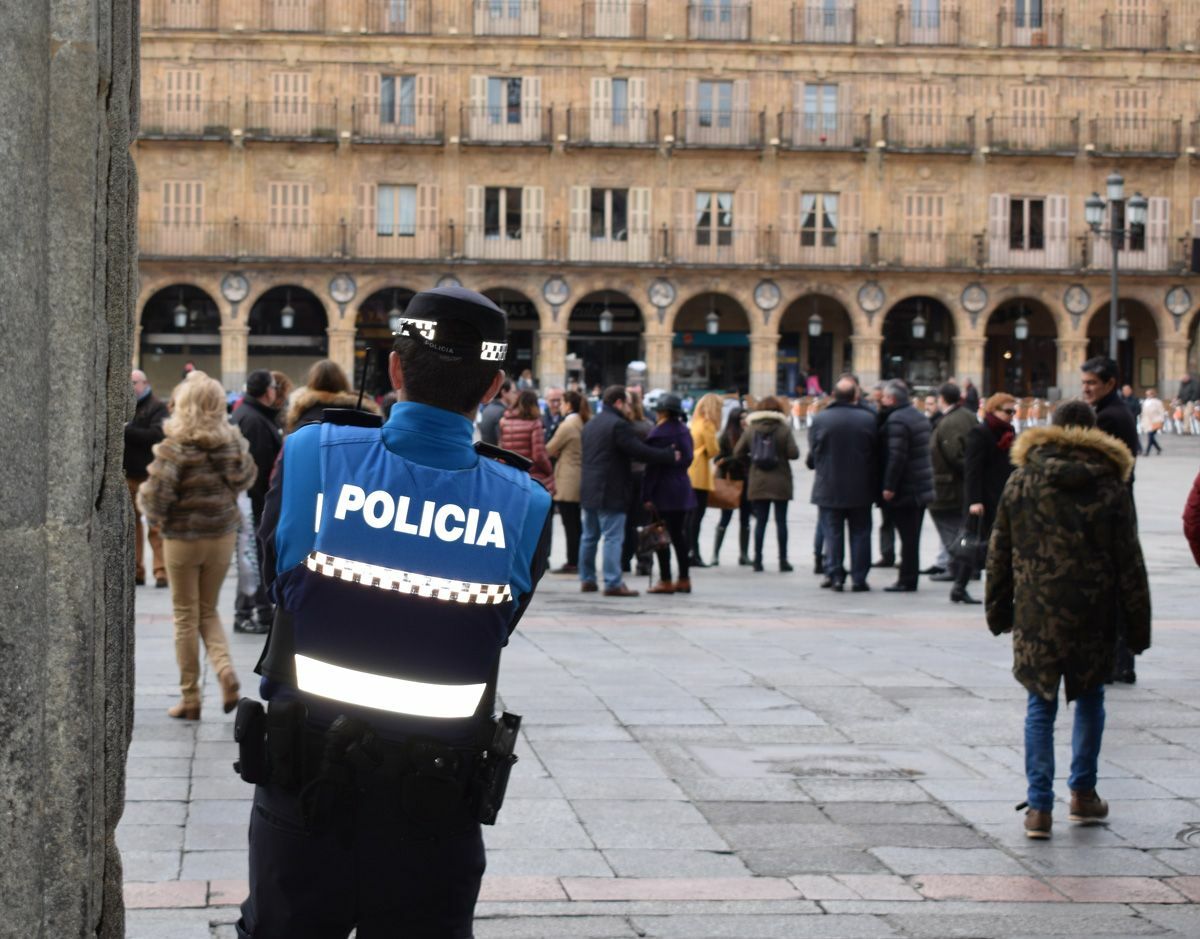 Policía-Local-Salamanca-Plaza-Mayor