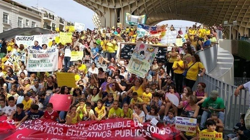 Protestas de alumnos y padres 2017