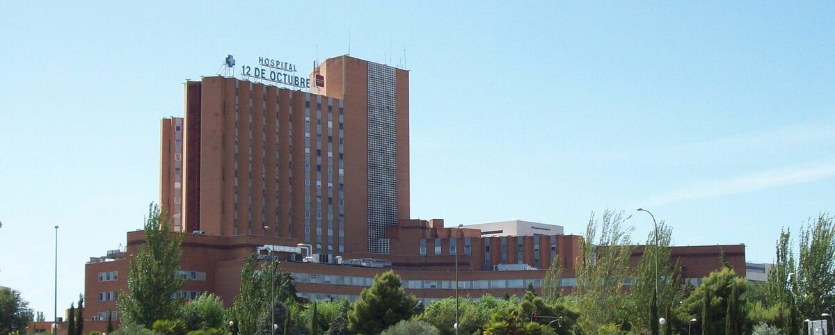 HOSPITAL 12 DE OCTUBRE in Usera district in Madrid (Spain).