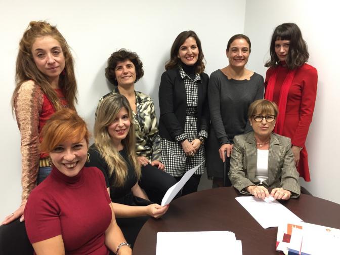Algunas de las magistradas de la Asociación de Mujeres Juezas de España