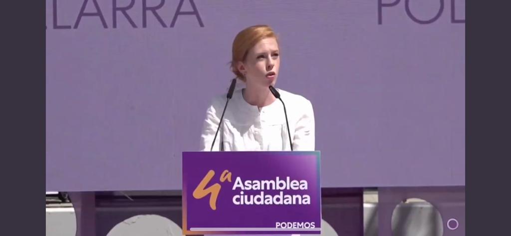 Lilith Verstrynge, este fin de semana en la asamblea de Podemos