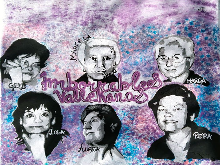 mural feminista de Vallecas Villa