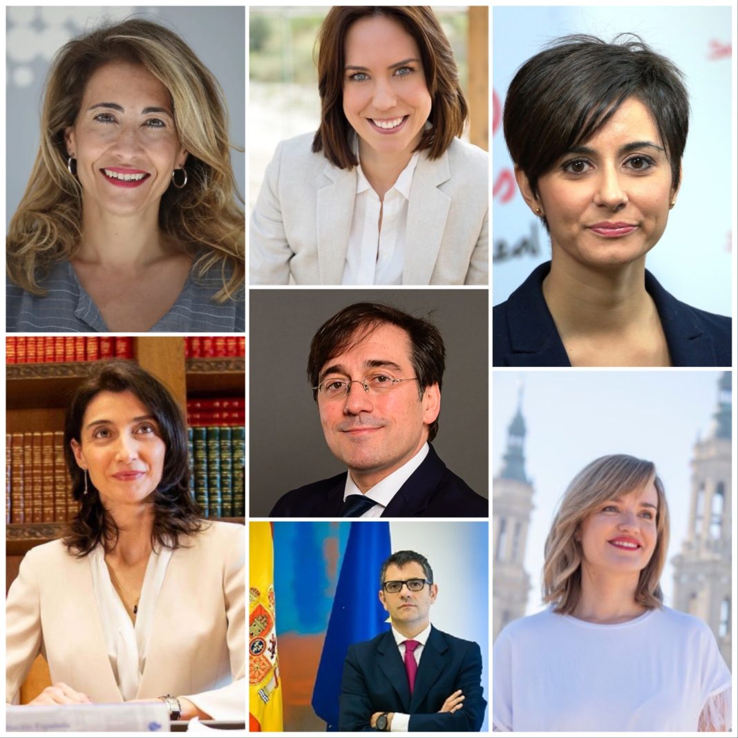 Nuevas ministras y ministros del Gobierno de Pedro Sánchez