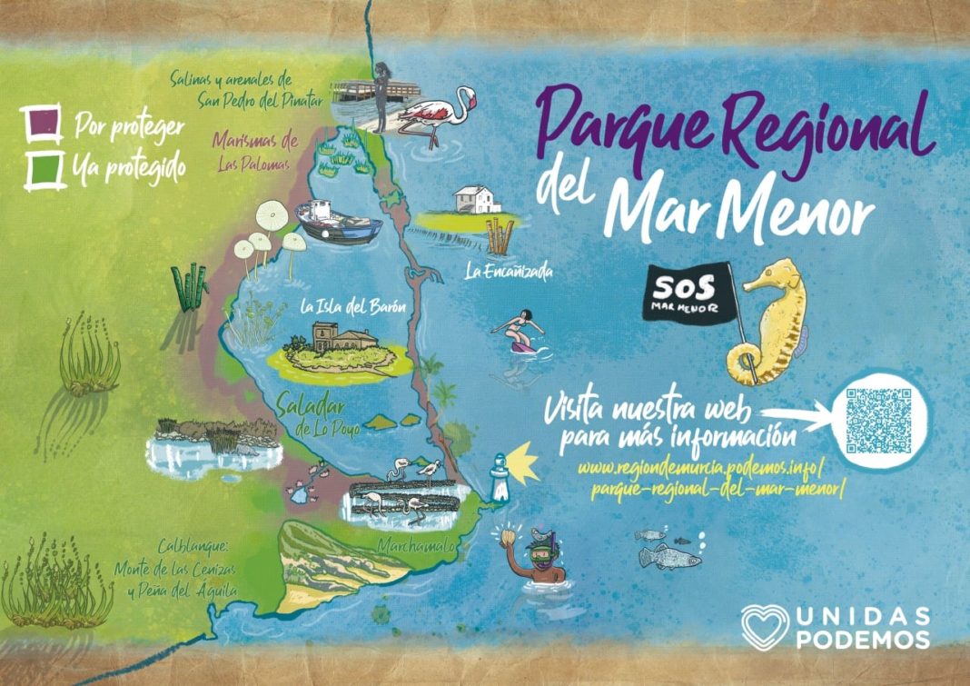 Campaña de Unidas Podemos Mar Menor Parque Regional