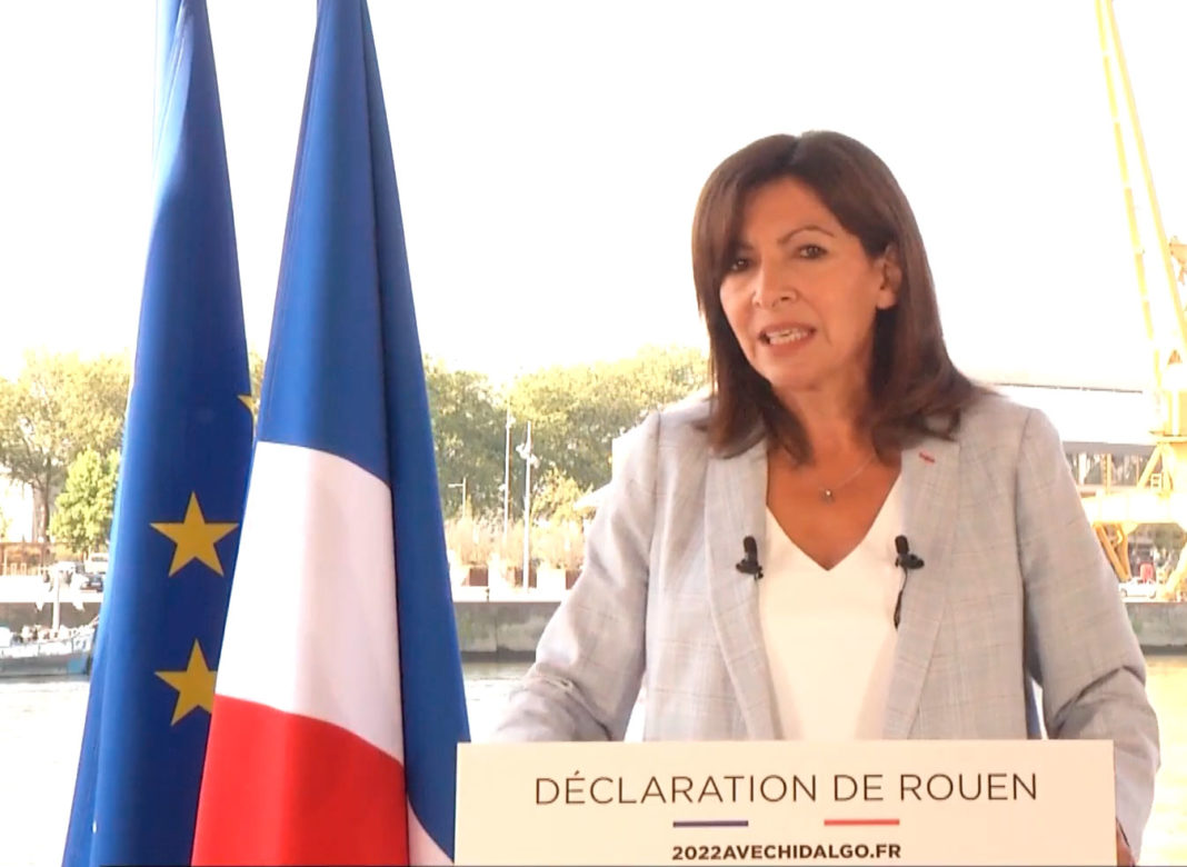 Anne Hidalgo, alcaldesa de París y candidata a la presidencia de Francia