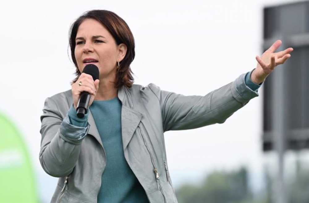 Una de los líderes del partido verde alemán, Annalena Baerbock.
