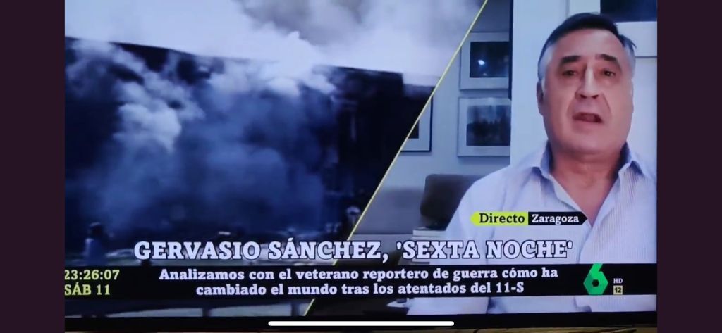 Gervasio Sánchez hizo anoche en La Sexta justicia con la memoria de Ricardo Ortega