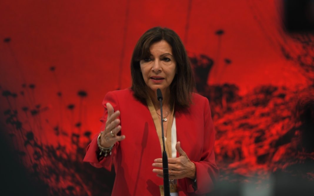 Anne Hidalgo, hoy en el 40 Congreso del PSOE. Foto Agustín Millán