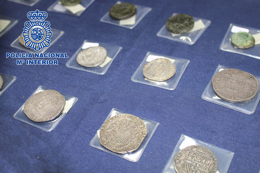Esclarecido el robo de monedas del Imperio Romano valoradas en más de 120.000 euros