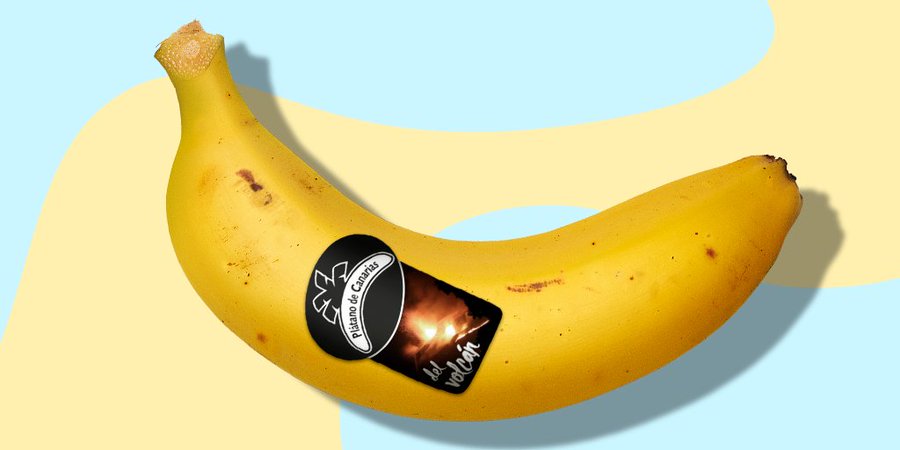 Etiqueta especial “del volcán” para los plátanos de Canarias afectados por la ceniza en La Palma