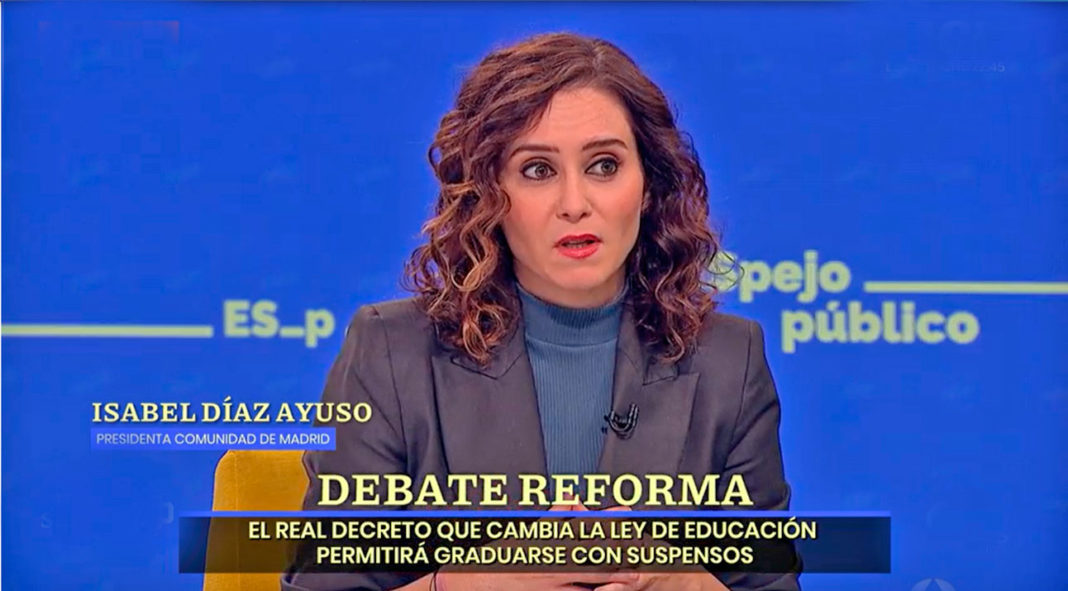 Isabel Díaz Ayuso, presidenta de la Comunidad de Madrid en 'Un Café con Susana Griso' en Antena 3