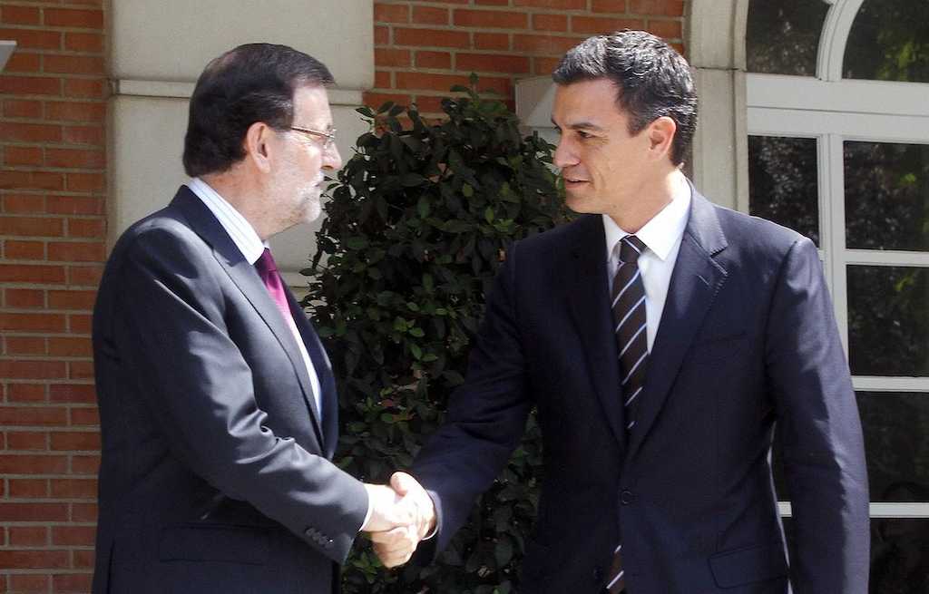 Pedro Sánchez y Mariano Rajoy en una imagen de archivo.