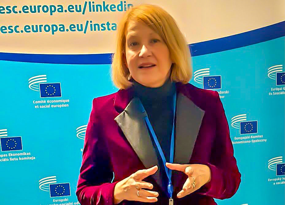 Mari Carmen Barrera, ha intervenido en el Plenario del Comité Económico y Social Europeo (CESE)