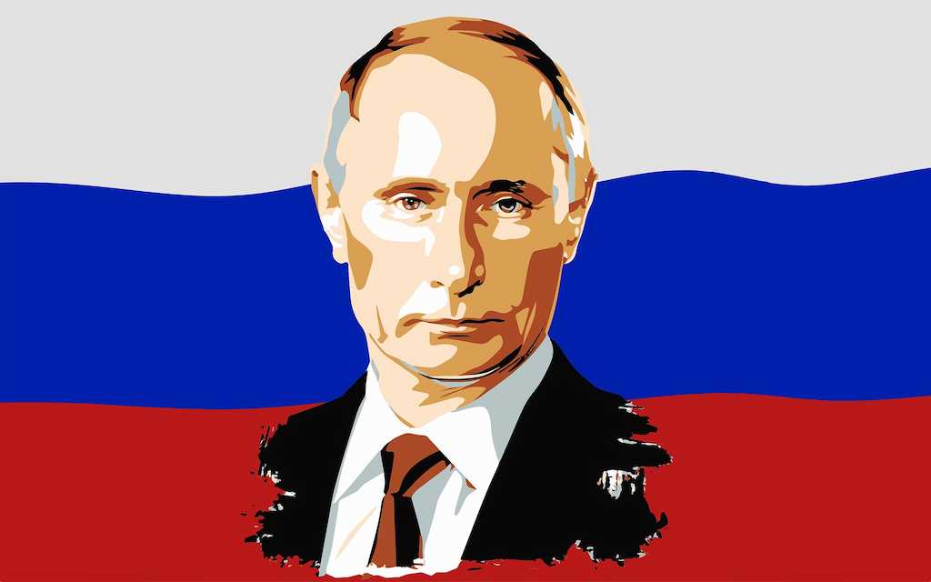 Vladímir Putin. Ilustración: Victoria Borodinova / Pixabay.