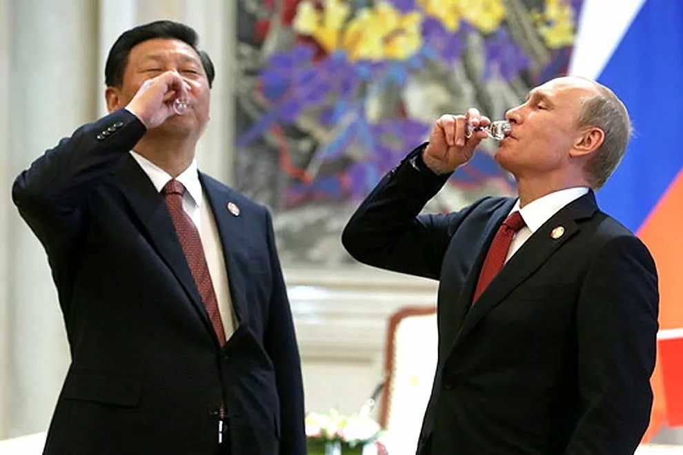 Putin y Xi Jinping en una imagen de archivo.