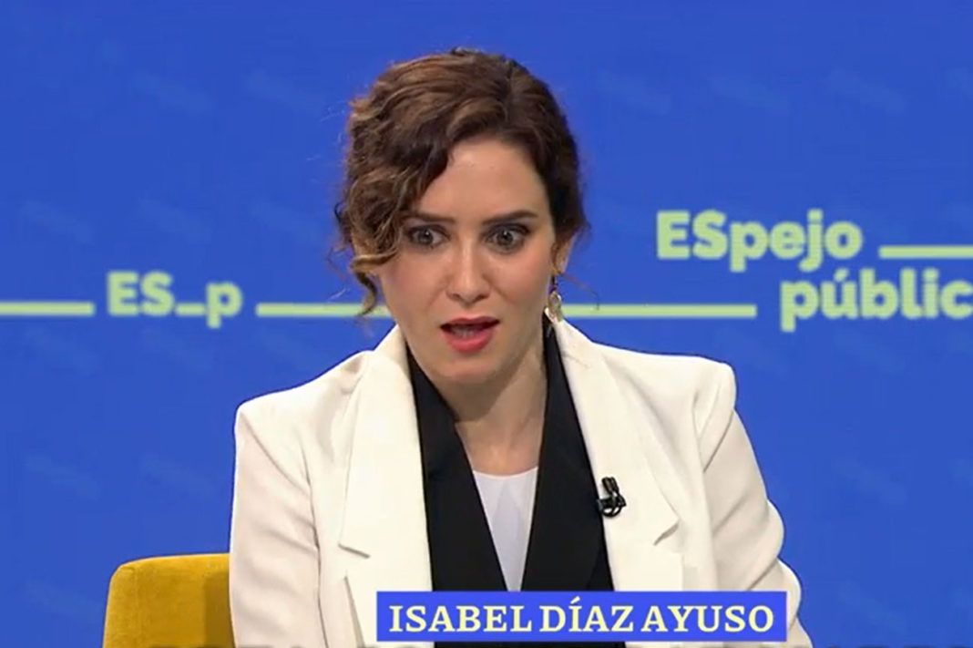 Isabel Díaz Ayuso, presidenta de la Comunidad de Madrid en Antena 3