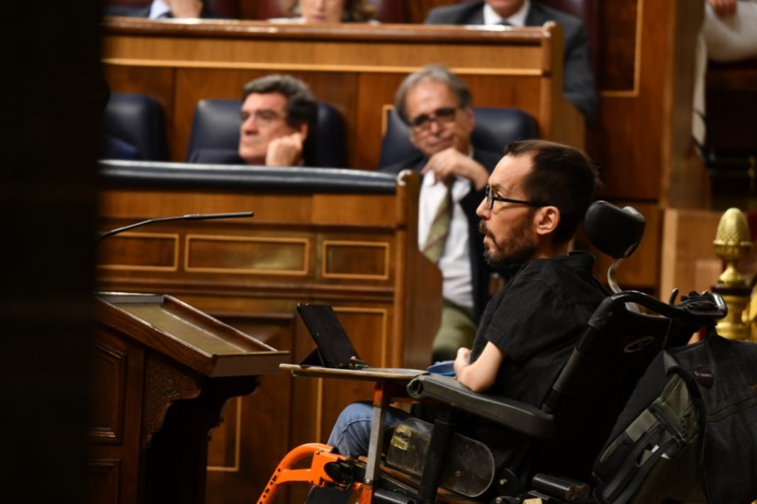 El portavoz de Unidas Podemos en el Congreso de los Diputados, Pablo Echenique, Diario16/Agustín Millán