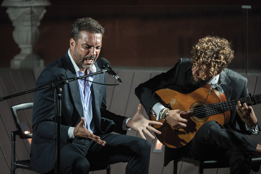 Concierto de Jesús Méndez, en el Estival de Flamenco de Cádiz.