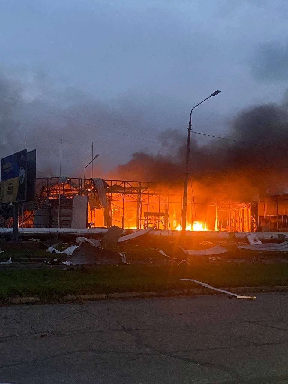 Quince explosiones en Zaporiyia durante la noche